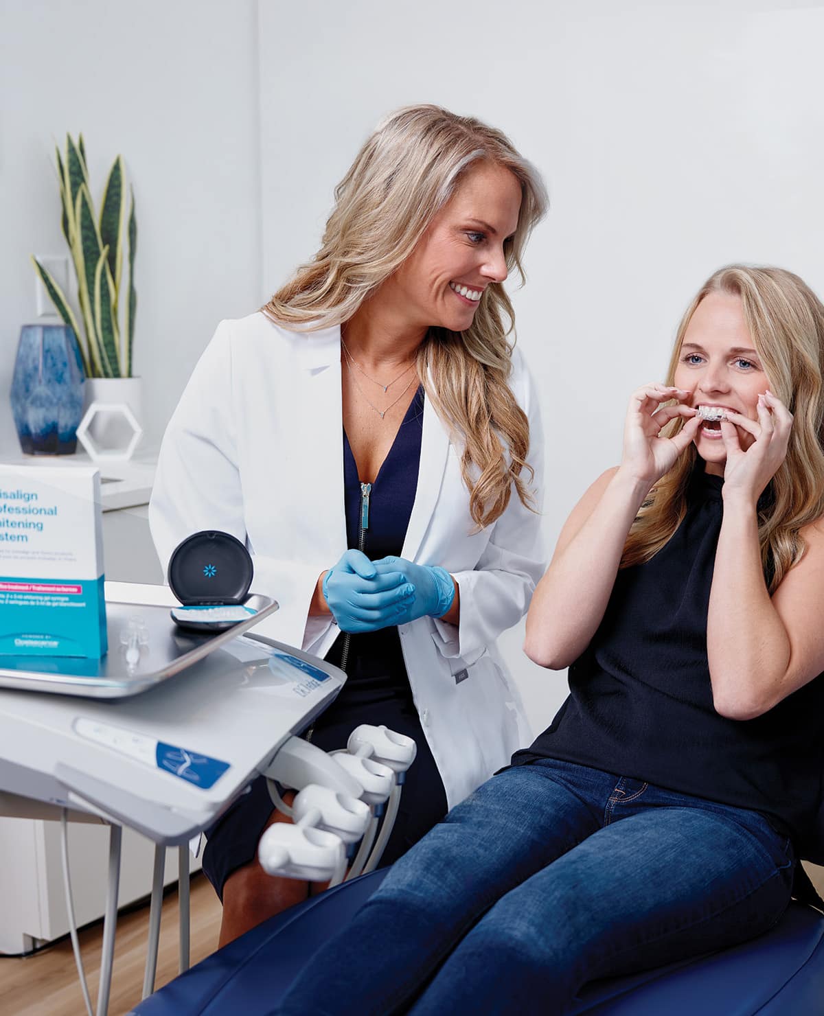whitening aligner